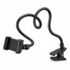 Mobile Phone Holder with 360° Rotation for Bedside, Hands-Free Secure Grip, Soft Arm Clamp Stand